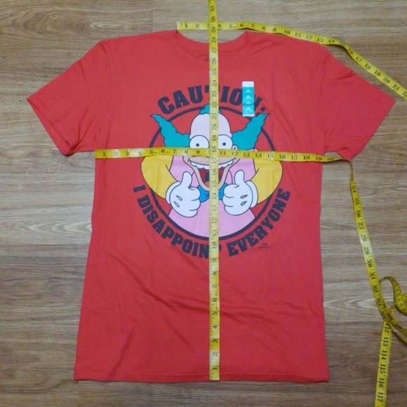NEW CAUTION  T-SHIRT  Simpsons - Picture 3 of 7